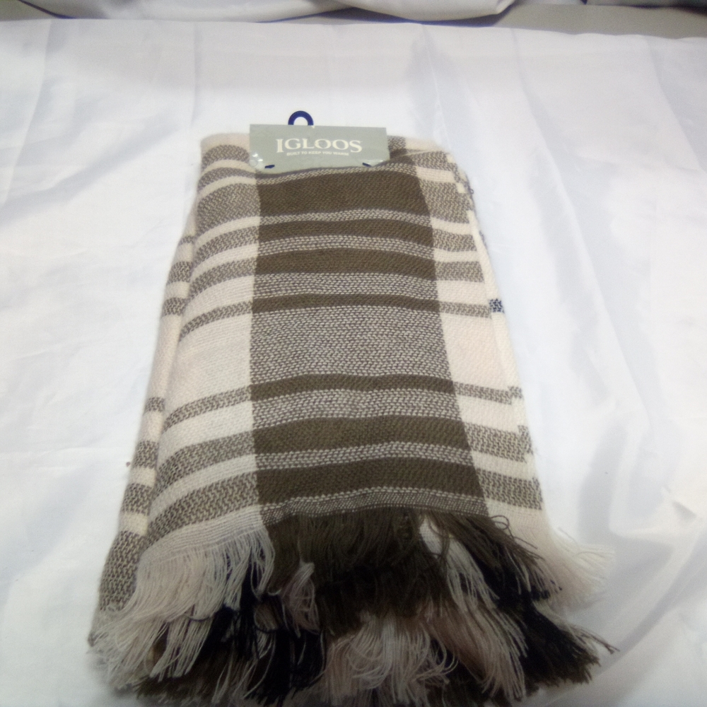 Igloos plaid scarf
